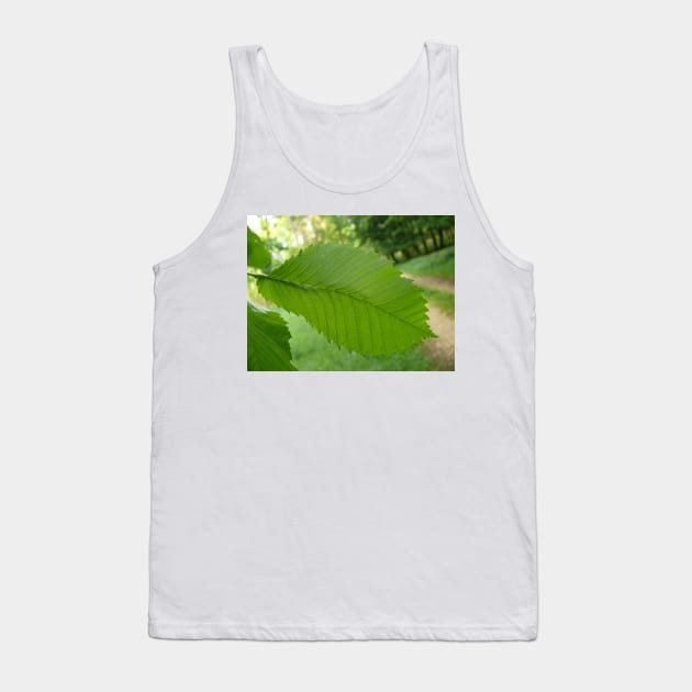 Green leaf Tank Top by NatureFan